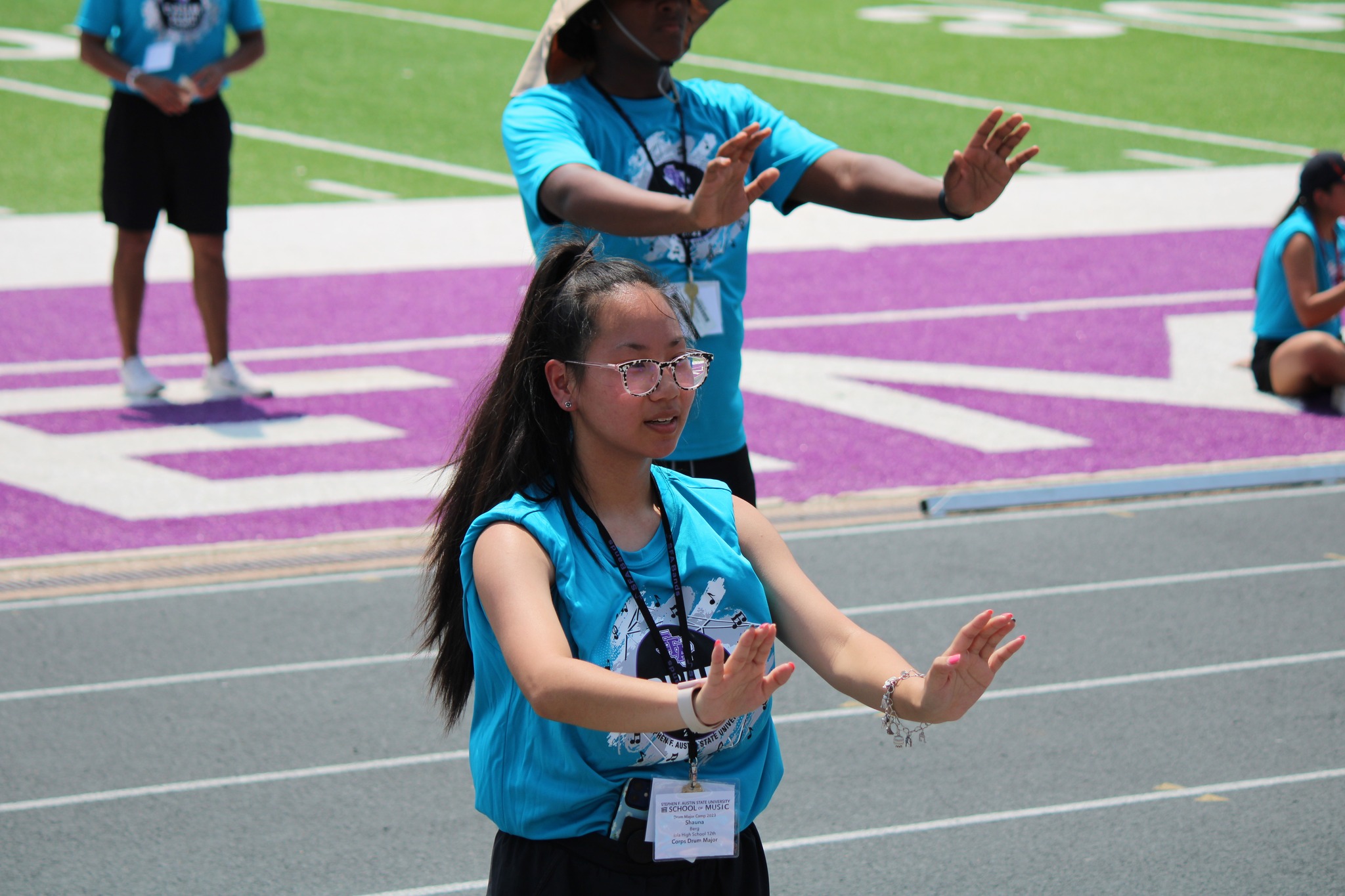 Corps and MilitaryStyle Band Camp for Drum Majors School of Music SFA